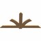 Ekena Millwork Redmond Smooth Timber Gable Bracket, Western Red Cedar, 72"W x 36"H x 1 1/2"D x 5 1/2"F, 12/12 Pitch GBW072X36X0206RED00SWR - alternate 2